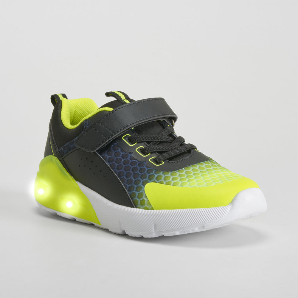 Deportiva negra y amarilla SEVEN FIVE
