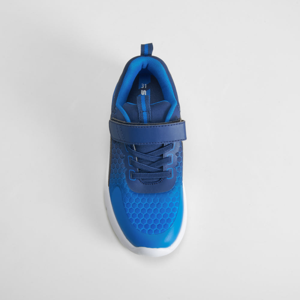 Deportiva con luces y velcro azul SEVEN FIVE