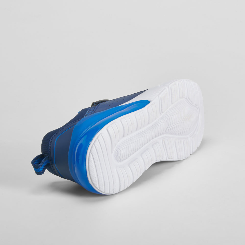 Deportiva con luces y velcro azul SEVEN FIVE