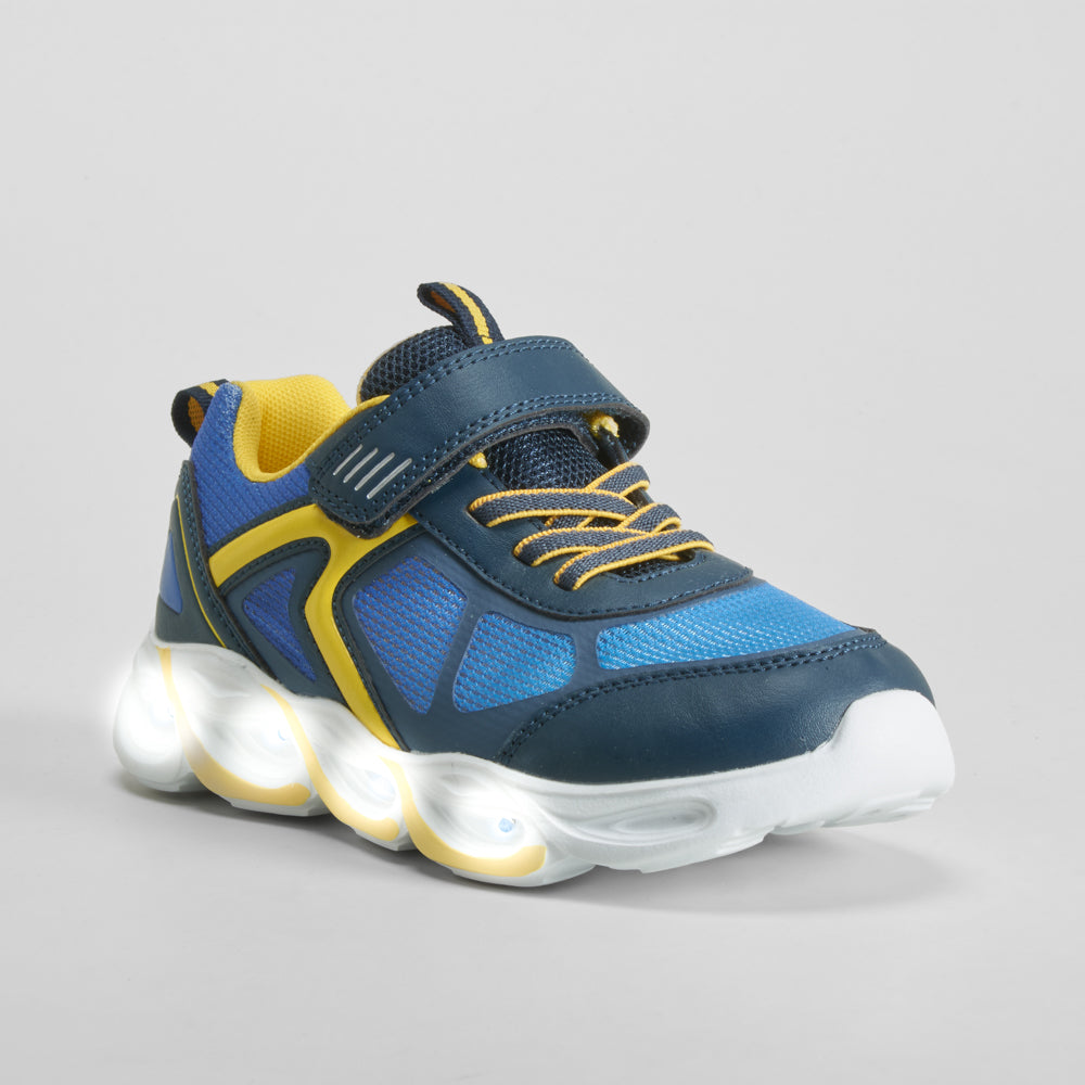 Deportiva con luces casual retro blanca SEVEN FIVE