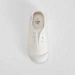 Zapatilla lona puntera blanca SEVEN FIVE