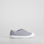 Zapatilla lona puntera gris SEVEN FIVE