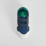 Zapatilla lona velcro azul SEVEN FIVE