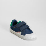 Zapatilla lona velcro azul SEVEN FIVE