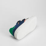 Zapatilla lona velcro azul SEVEN FIVE