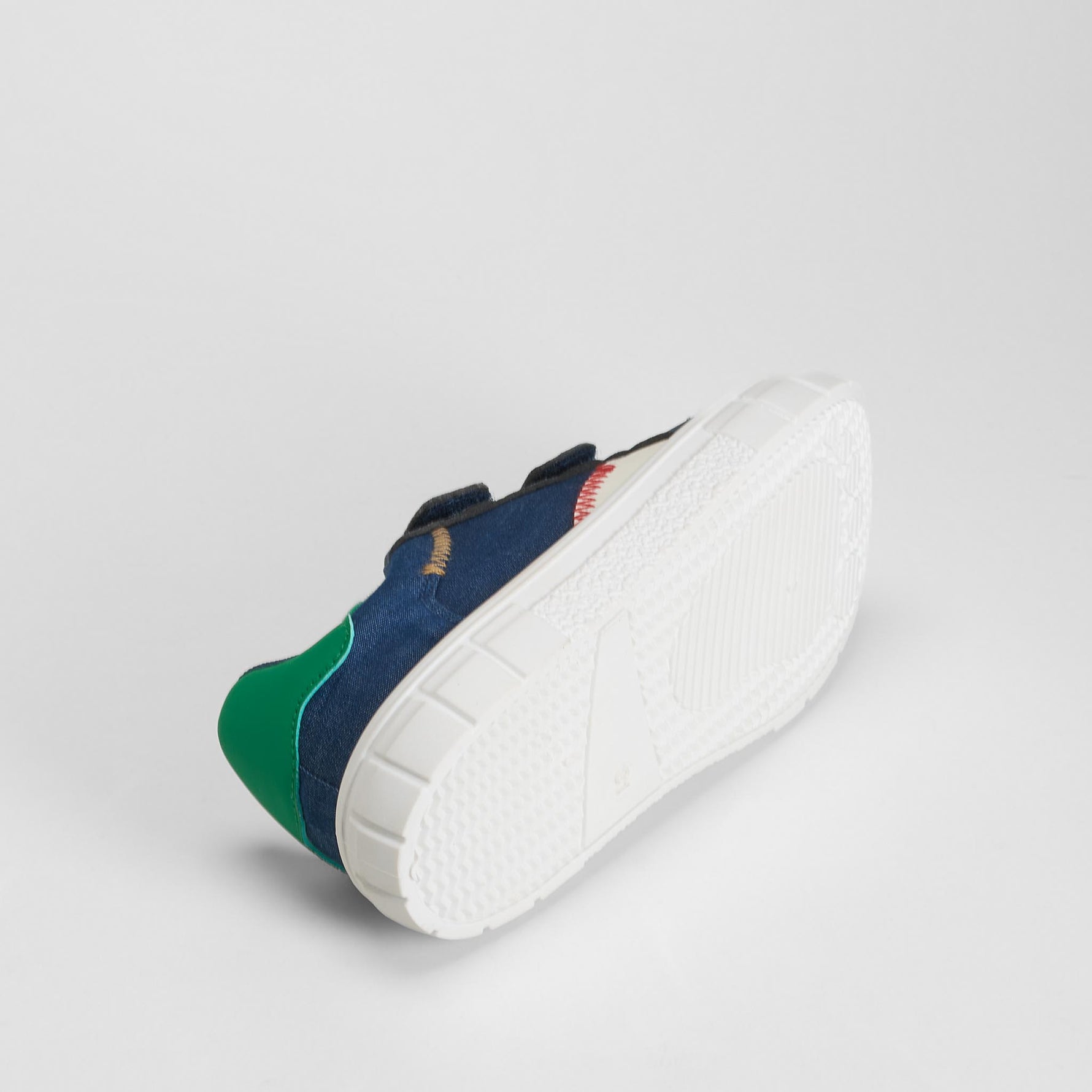 Zapatilla lona velcro azul SEVEN FIVE