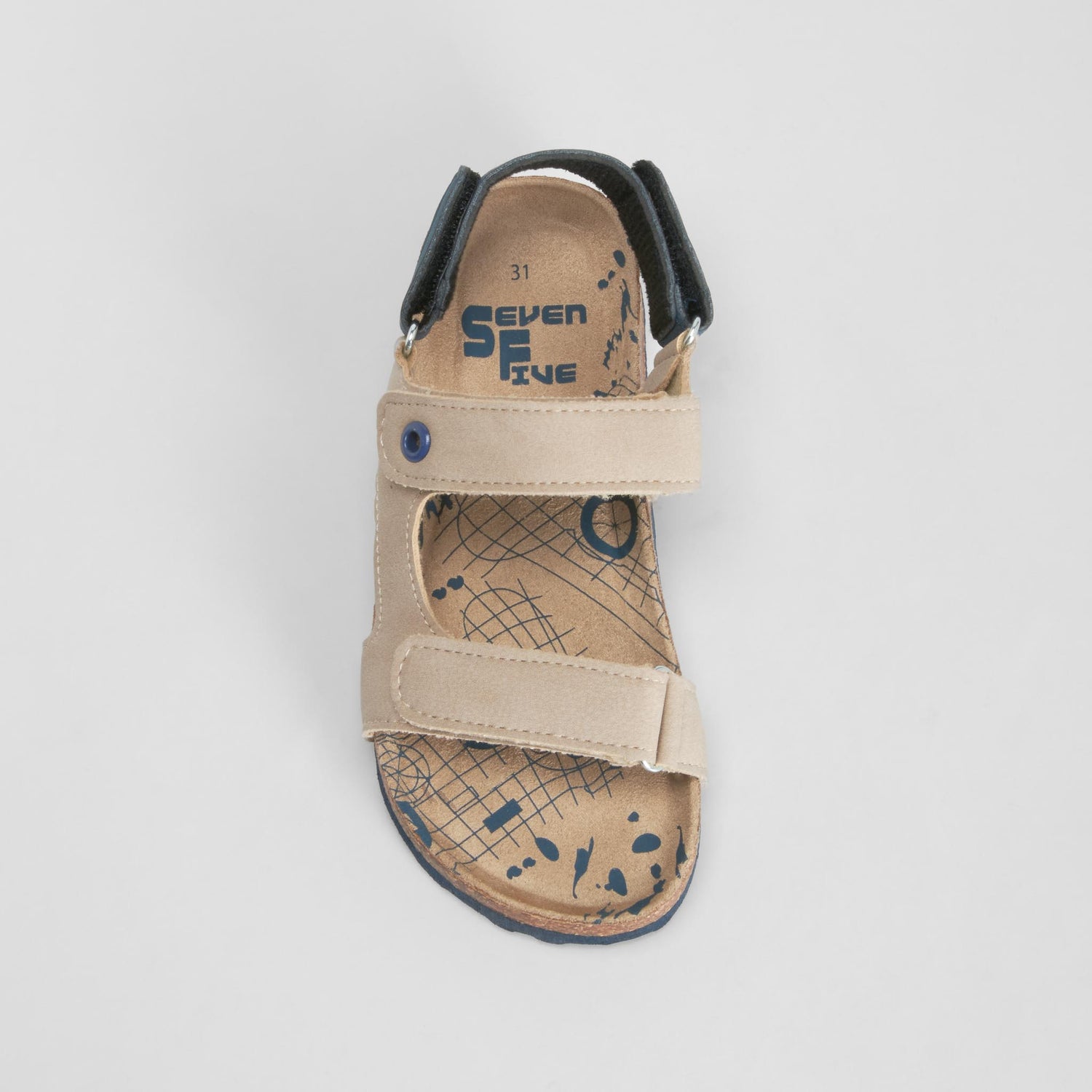 Sandalia bio beige SEVEN FIVE