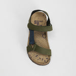 Sandalia bio confort verde SEVEN FIVE