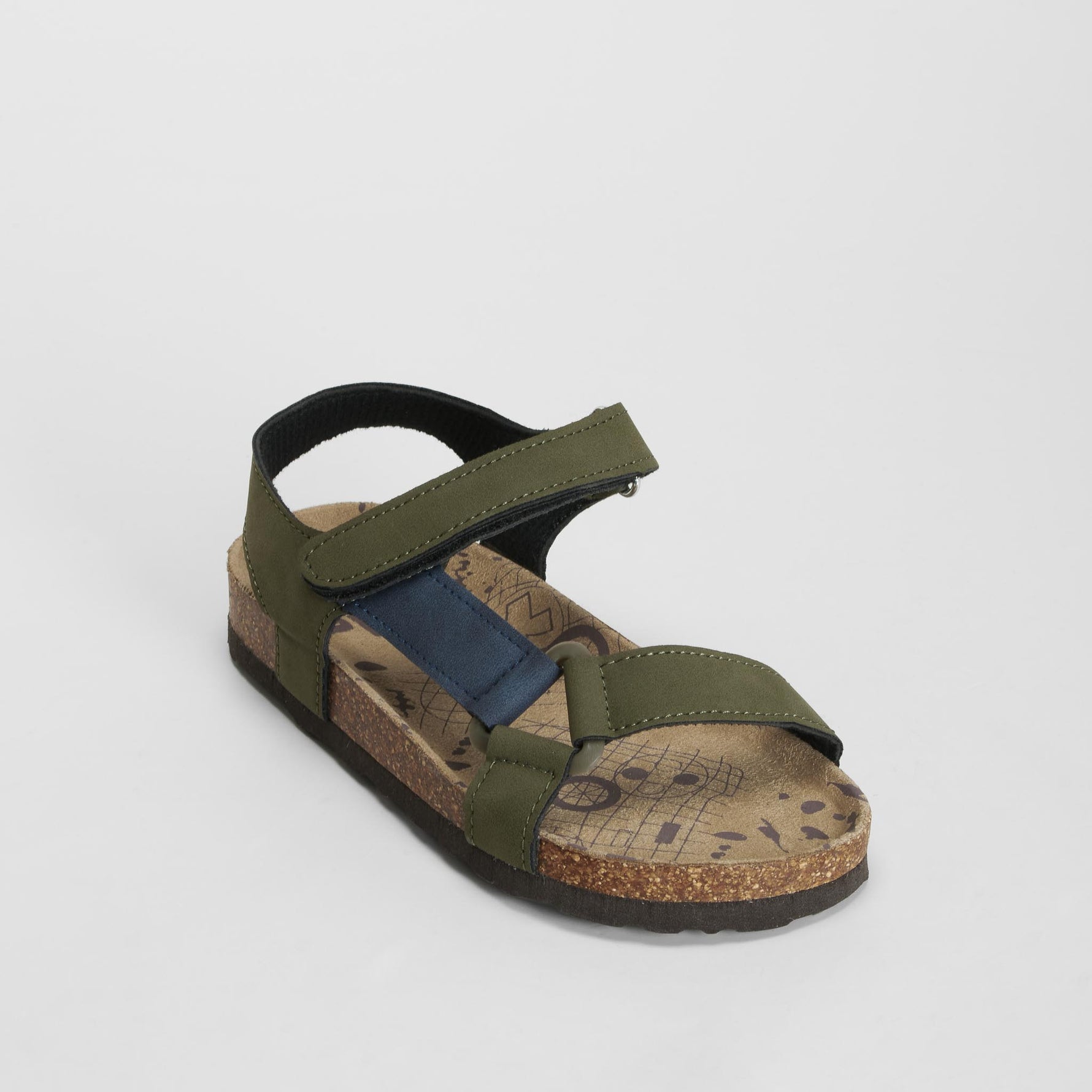 Sandalia bio confort verde SEVEN FIVE