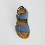 Sandalia bio hebillas azul SEVEN FIVE