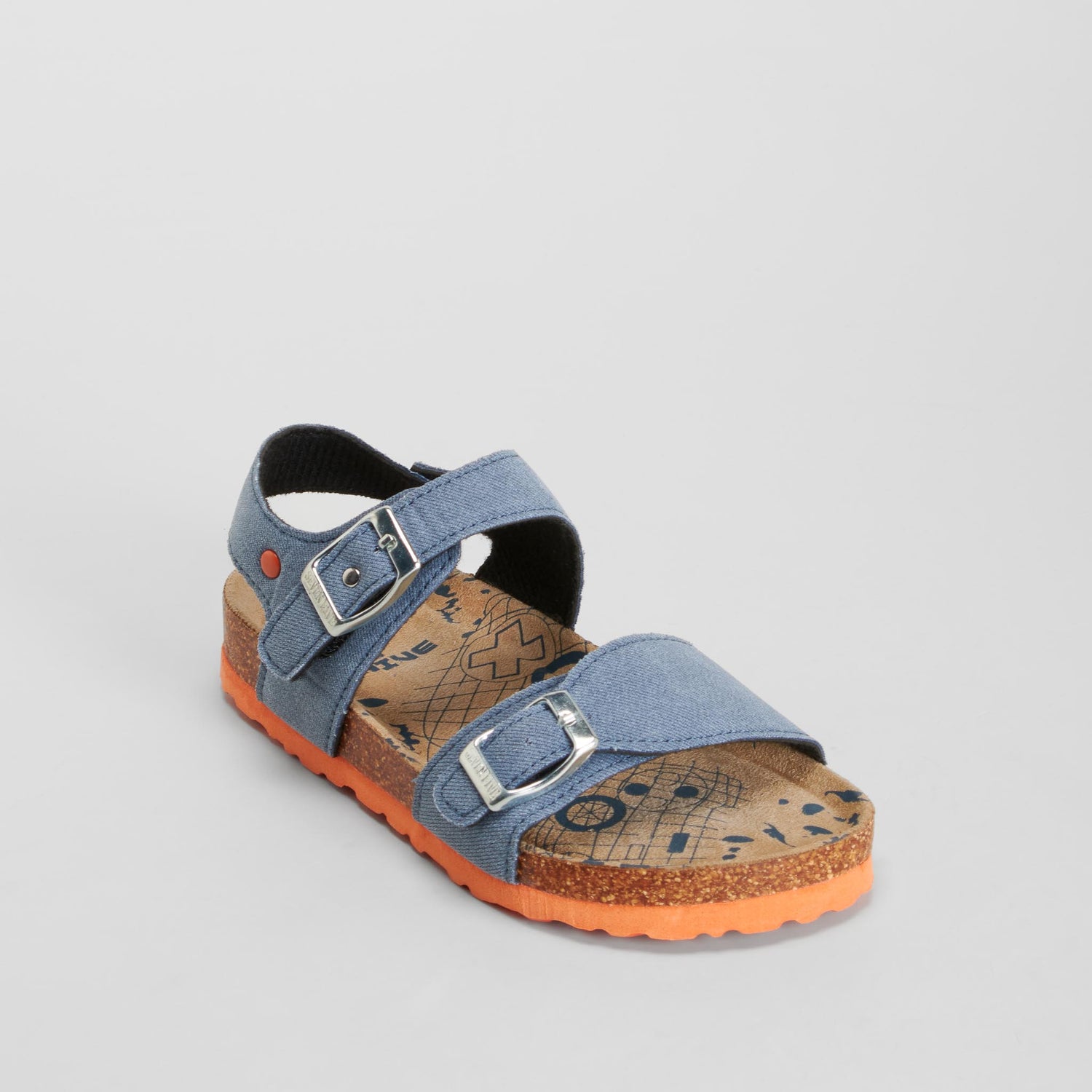 Sandalia bio hebillas azul SEVEN FIVE