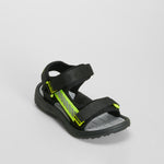 Sandalia californiana ajustable negra SEVEN FIVE