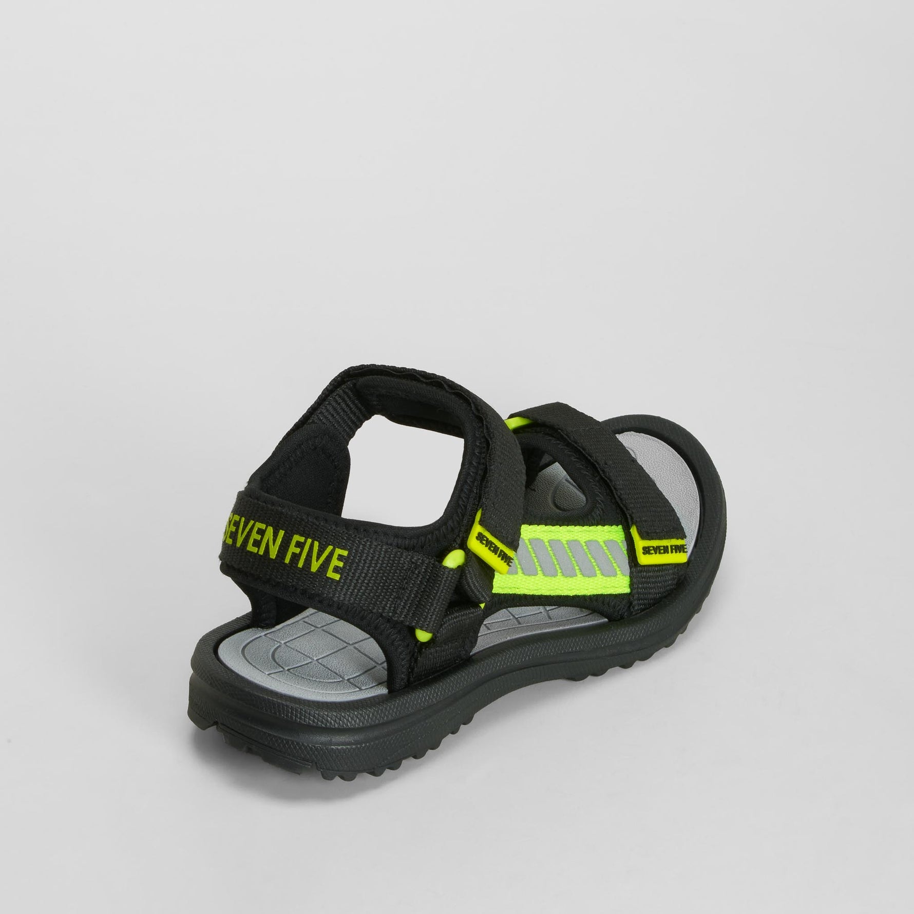 Sandalia californiana ajustable negra SEVEN FIVE