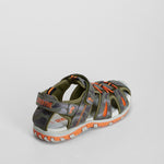 Sandalia deportiva aventura verde SEVEN FIVE