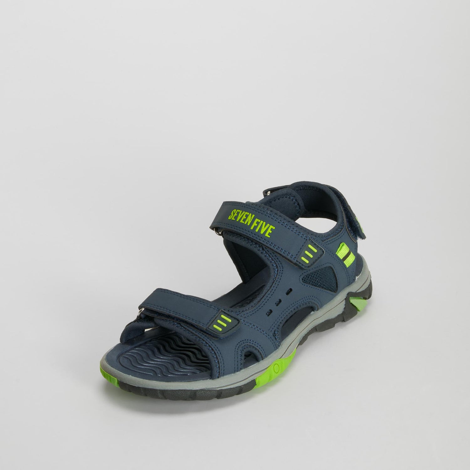 Sandalia deportiva tira ajustable azul SEVEN FIVE