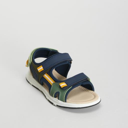 Sandalia casual tiras azul SEVEN FIVE