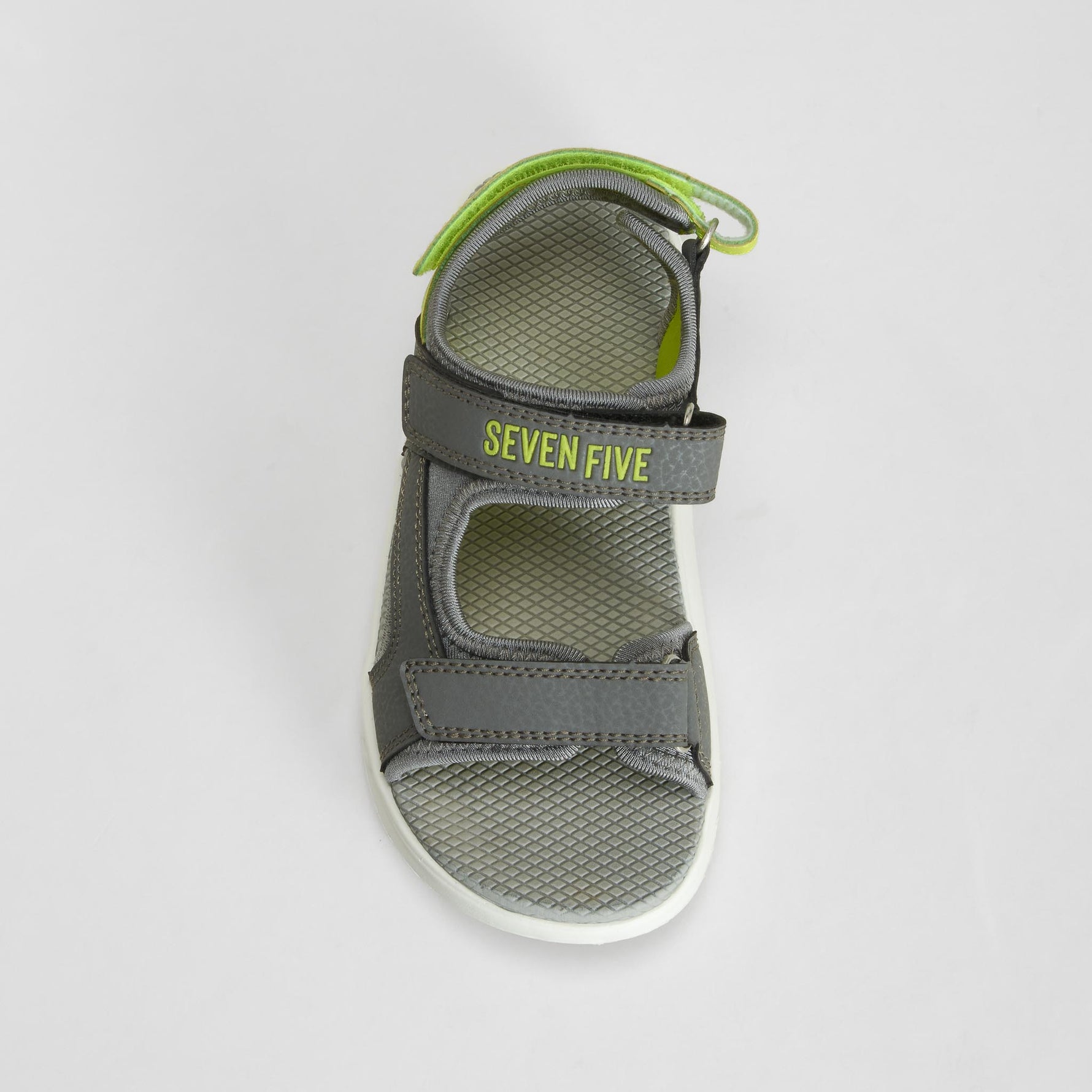 Sandalia deportiva abierta gris SEVEN FIVE