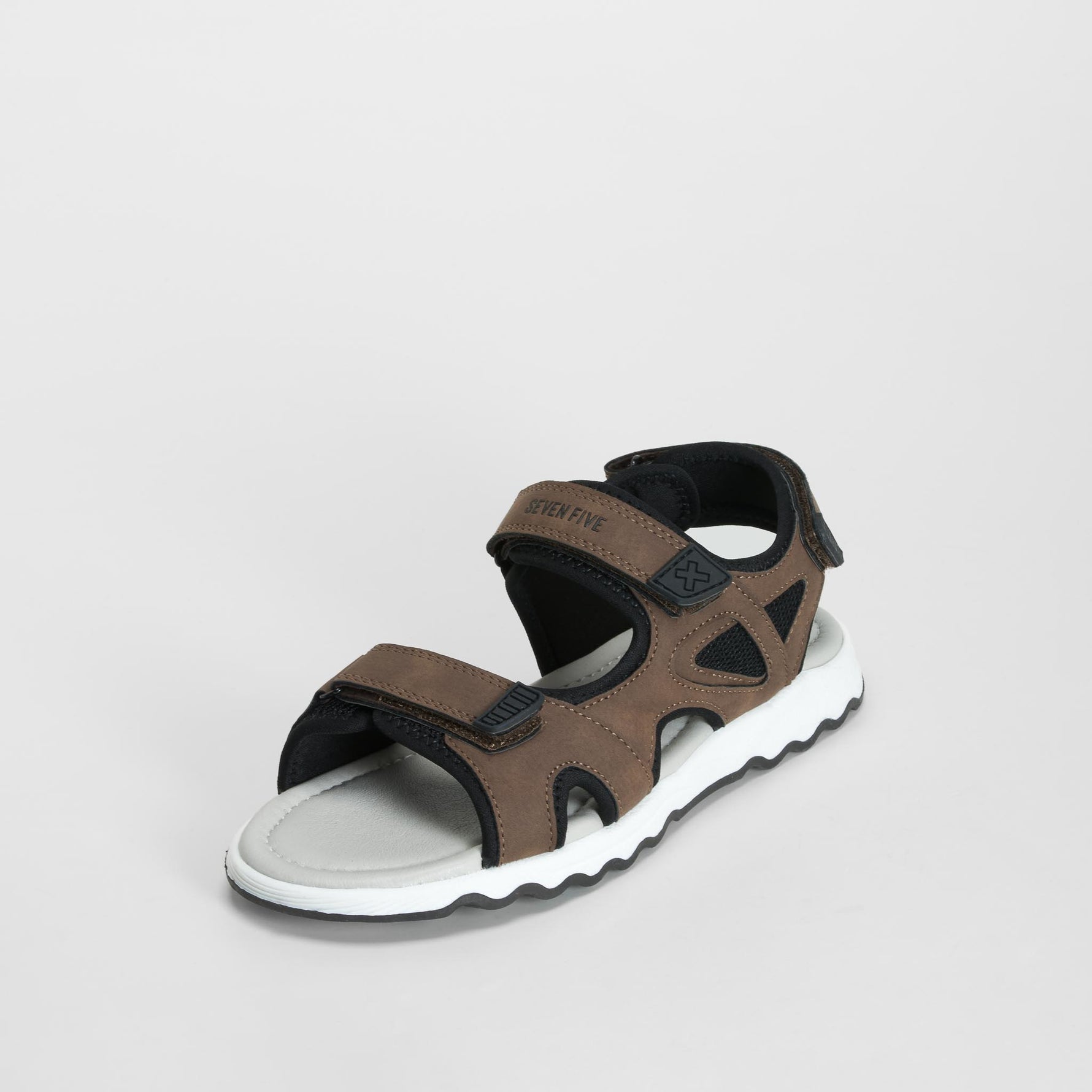 Sandalia deportiva casual marrón SEVEN FIVE