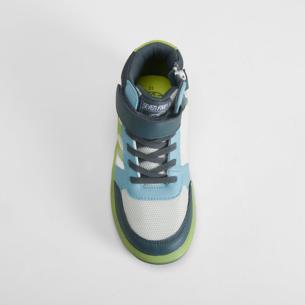 Deportiva con luces blanca y multicolor SEVEN FIVE