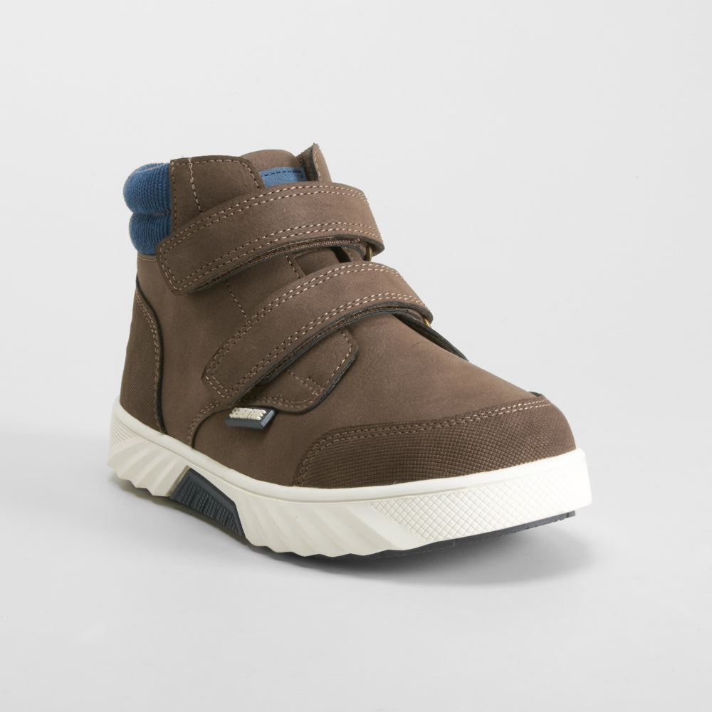 Botín marrón doble velcro SEVEN FIVE