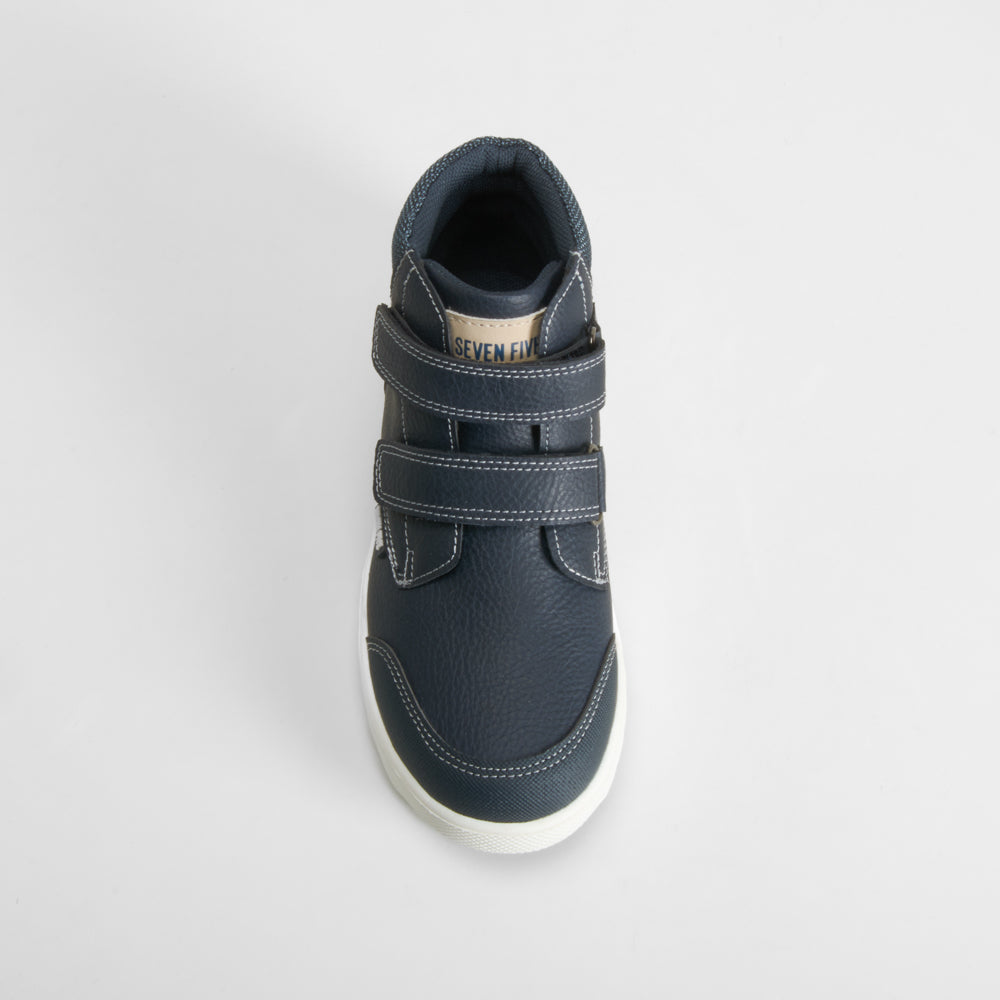 Bota azul con cierre de velcro SEVEN FIVE