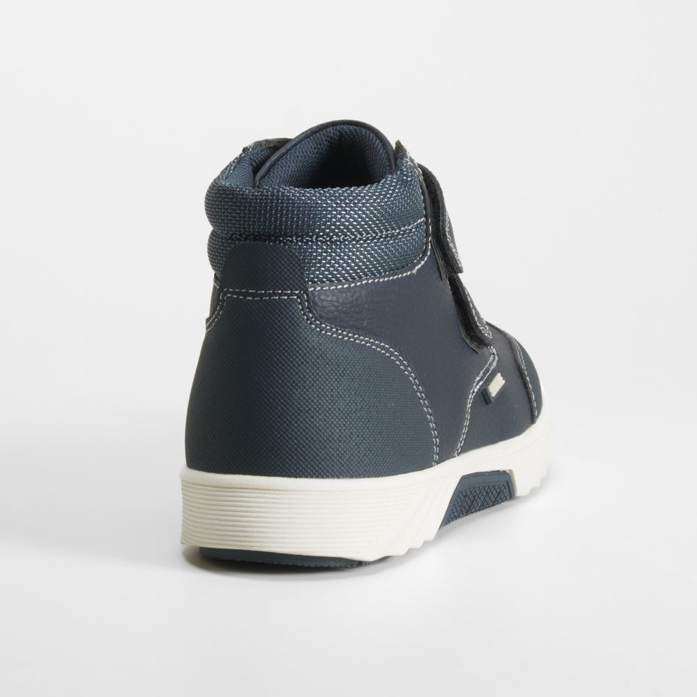 Bota azul con cierre de velcro SEVEN FIVE