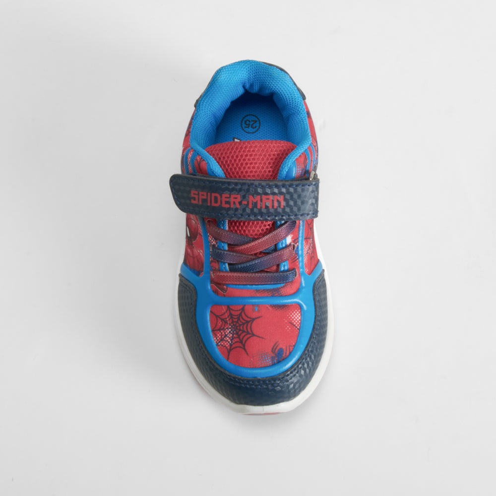 Deportiva de luces rojo y azul marino SPIDERMAN