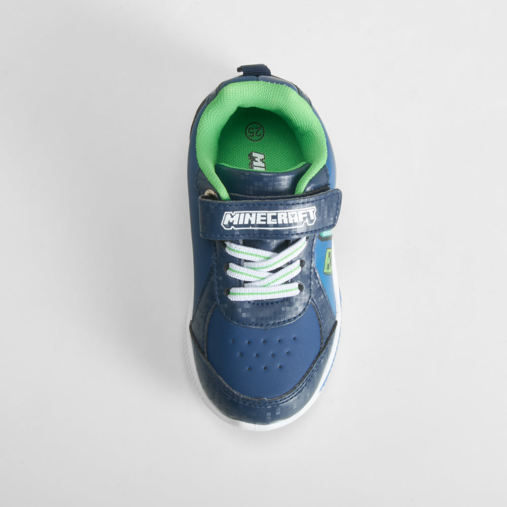 Deportiva de luces azul y verde MINECRAFT