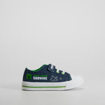 Zapatilla lona velcro azul MINECRAFT