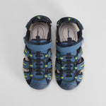Sandalia deportiva cerrada tiras azul BEPPI