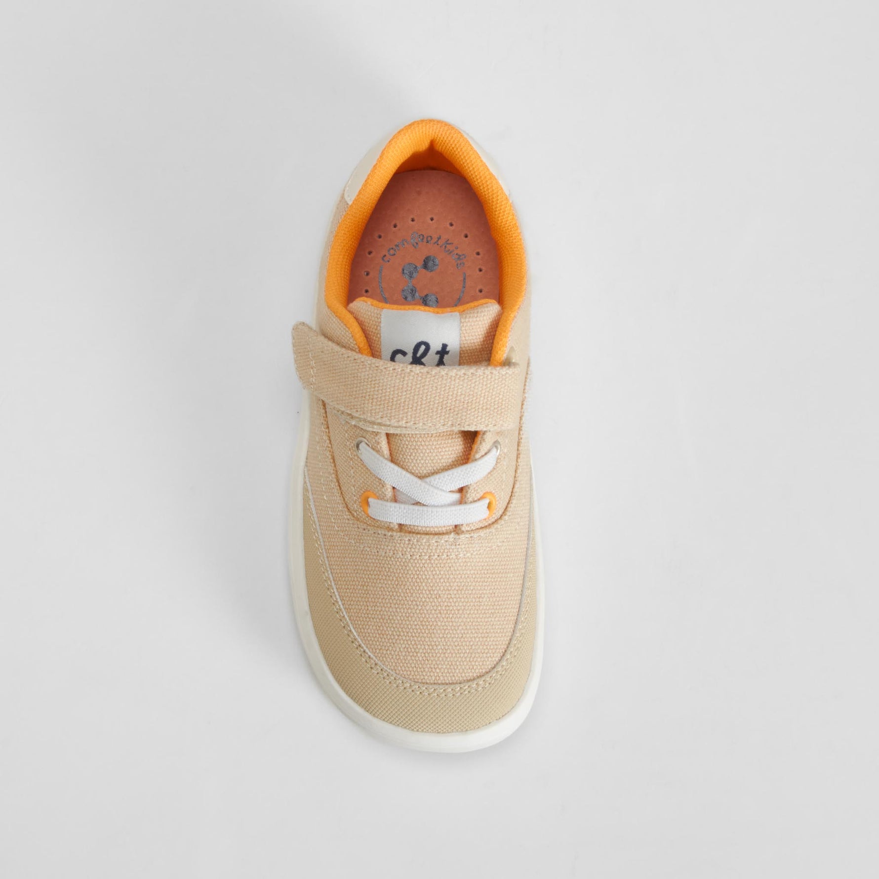 Zapatilla lona barefoot beige COMFEET KIDS