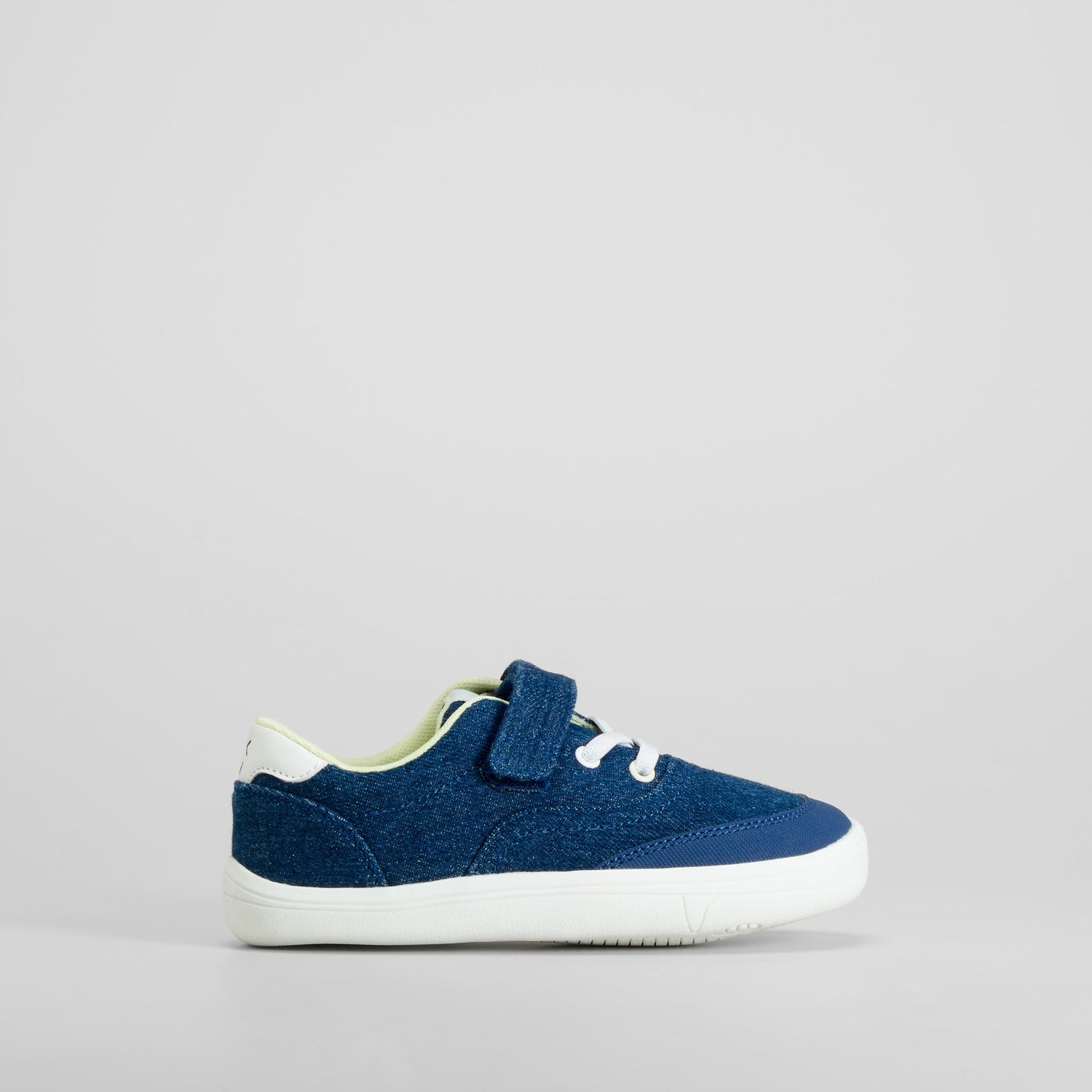 Zapatilla lona barefoot velcro azul COMFEET KIDS