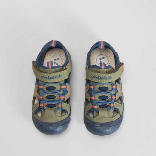 Sandalia deportiva verde COMFEET KIDS