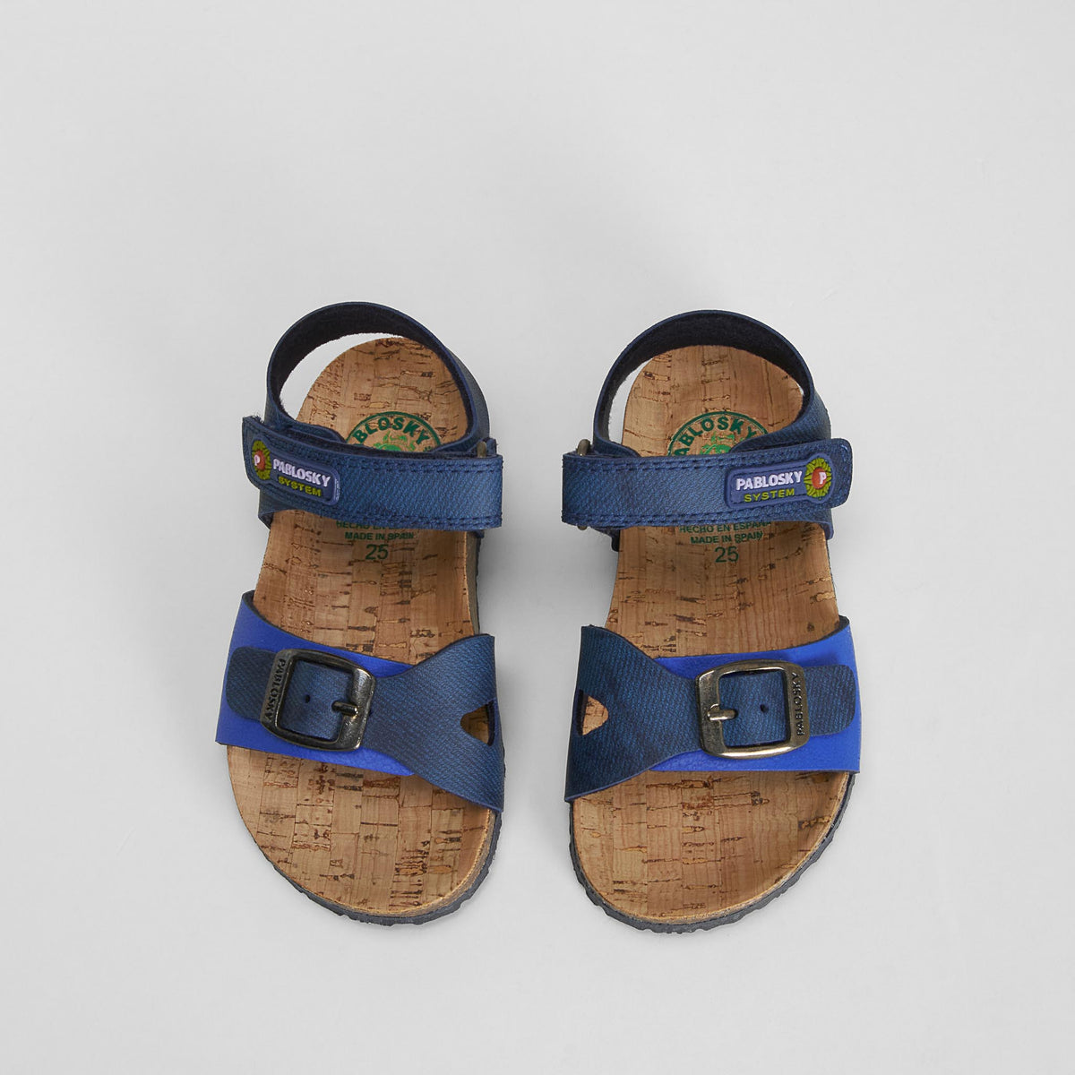 Sandalia bio piel azul PABLOSKY