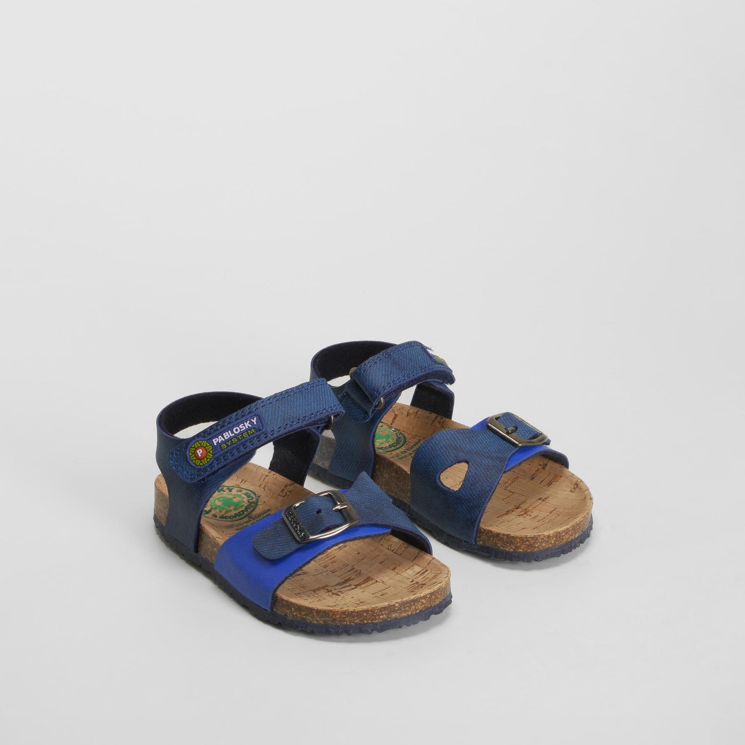 Sandalia bio piel azul PABLOSKY