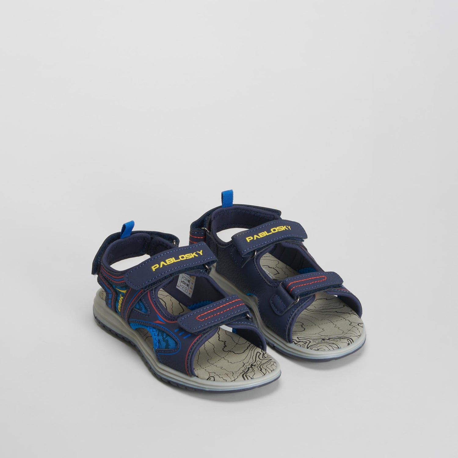 Sandalia deportiva velcro azul PABLOSKY