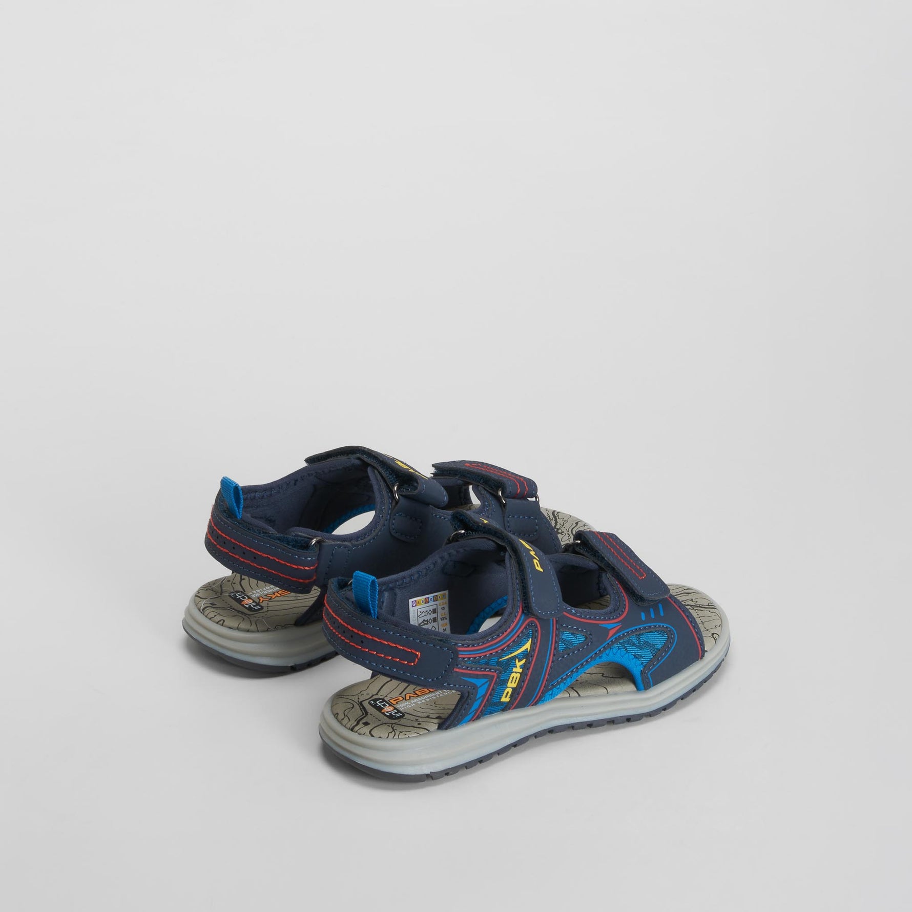 Sandalia deportiva velcro azul PABLOSKY