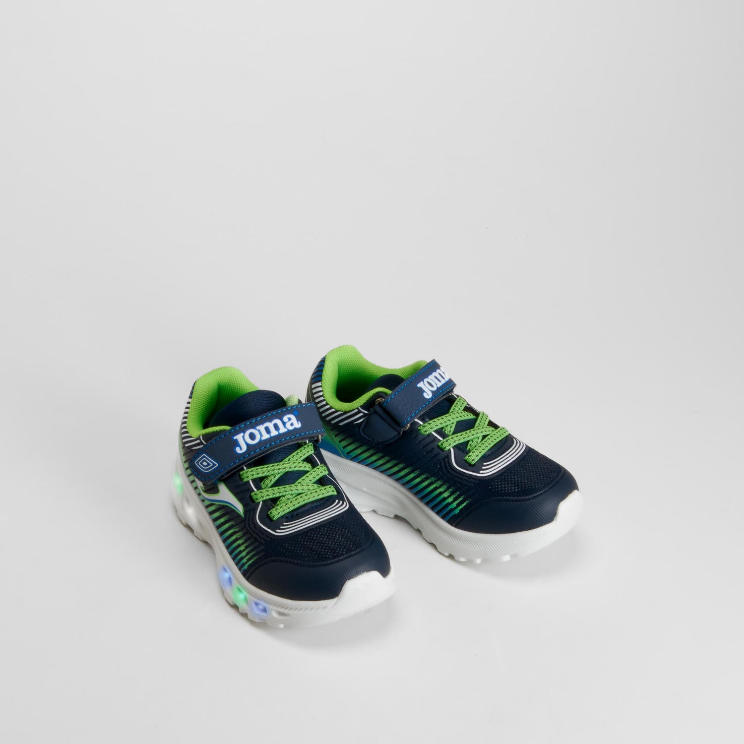 Zapatilla con luces Aquiles JR 2603 azul JOMA