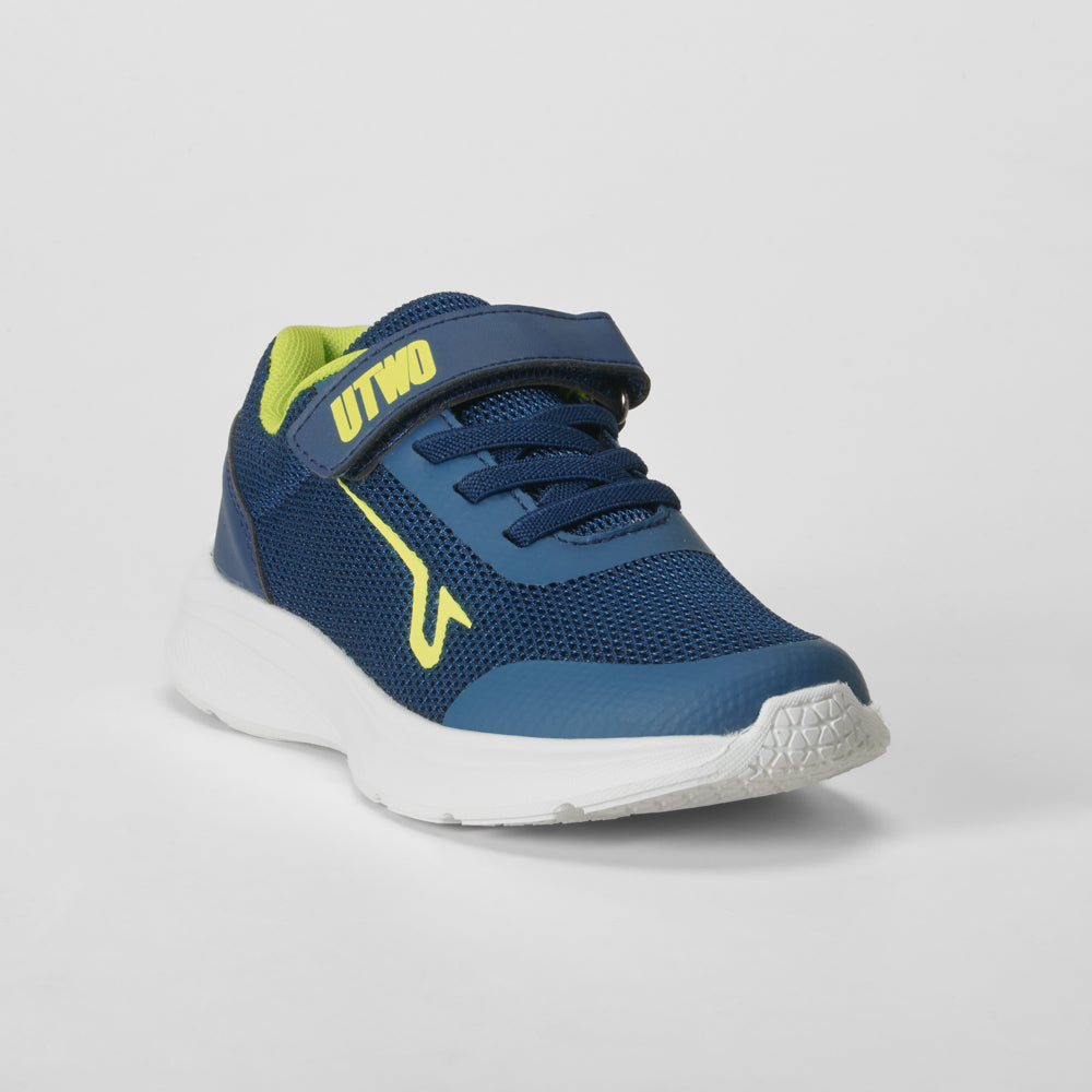 Deportiva azul con detalles verdes UTWO