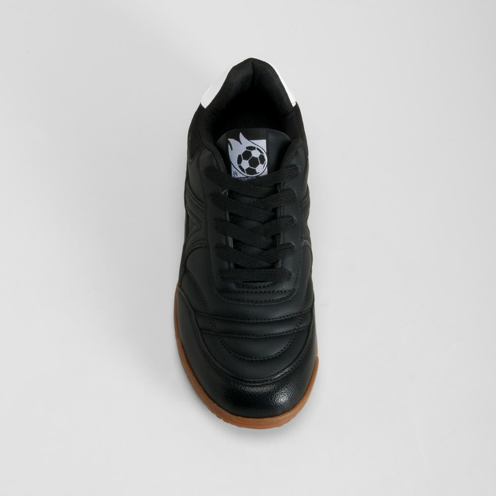 Zapatilla deportiva negra suela café SEVEN FIVE