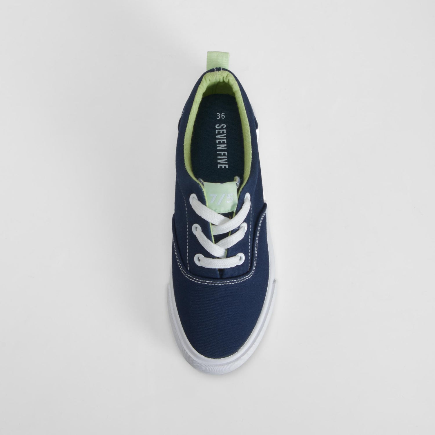 Zapatilla lona casual azul SEVEN FIVE