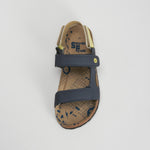 Sandalia bio bicolor gris SEVEN FIVE
