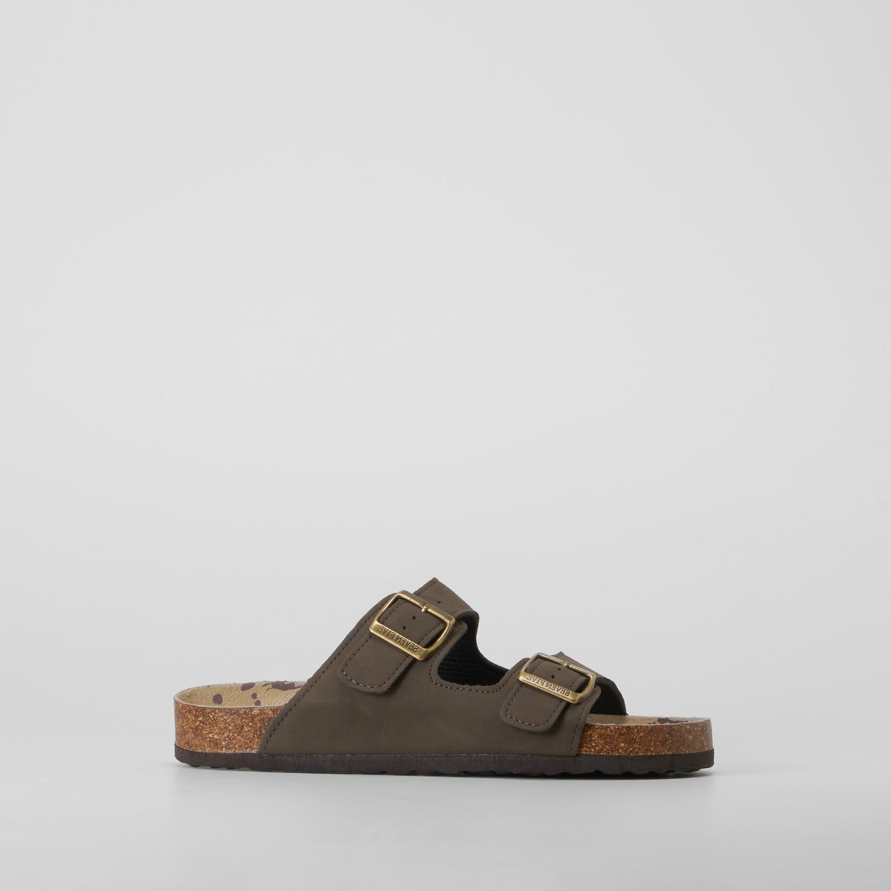 Sandalia bio hebillas marrón SEVEN FIVE