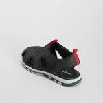 Sandalia deportiva cerrada negra SEVEN FIVE