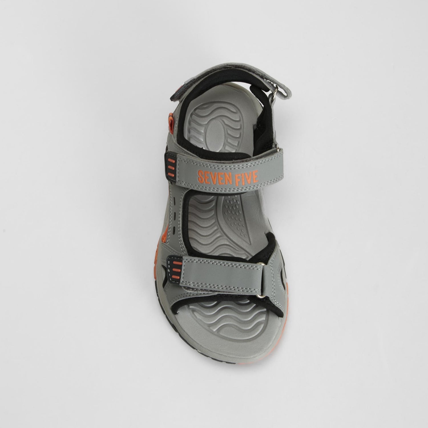 Sandalia deportiva tiras gris SEVEN FIVE