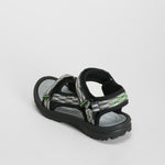 Sandalia deportiva resistente negra SEVEN FIVE