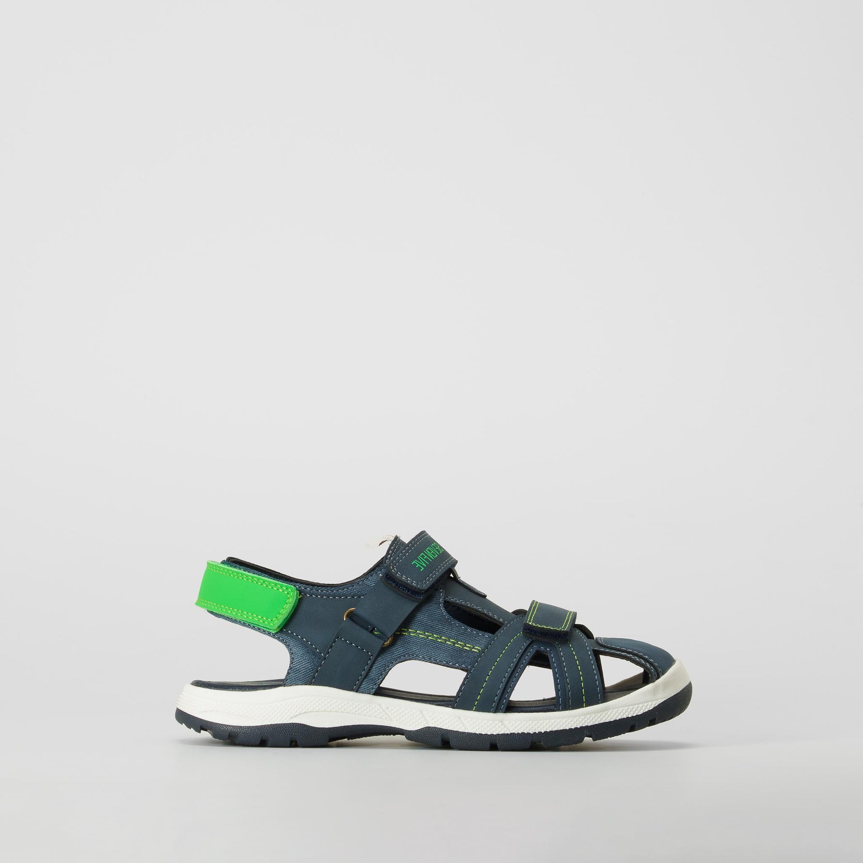 Sandalia deportiva puntera azul SEVEN FIVE