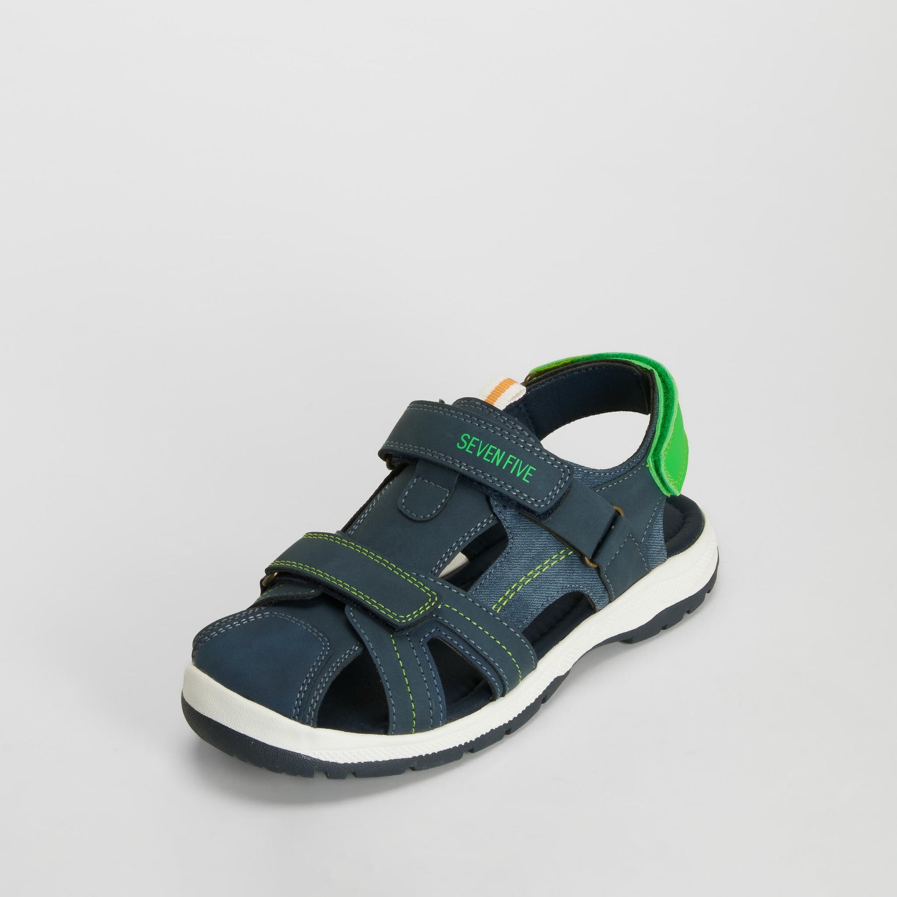 Sandalia deportiva puntera azul SEVEN FIVE