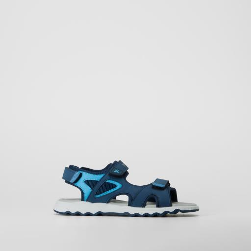 Sandalia deportiva velcro azul SEVEN FIVE