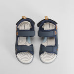 Sandalia deportiva velcro azul BEPPI